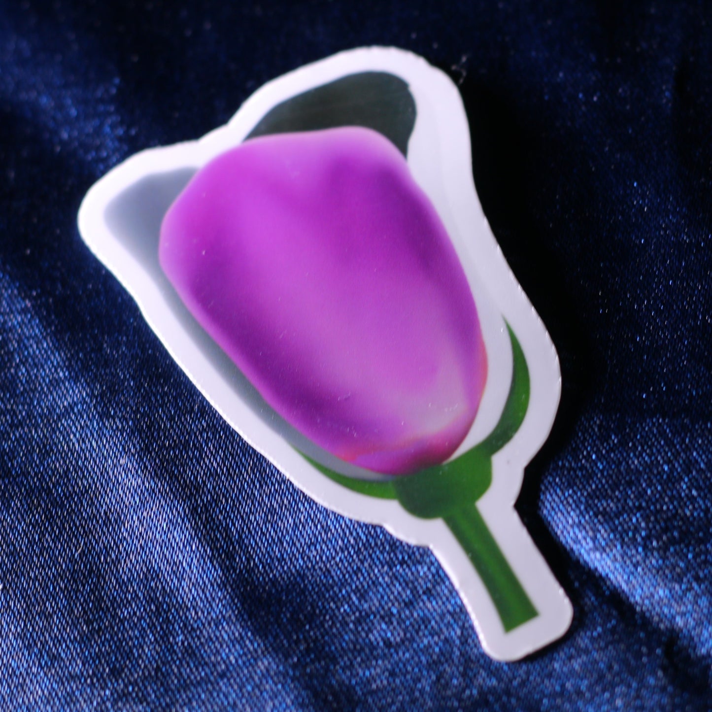 Asexual Tulip Die Cut Sticker