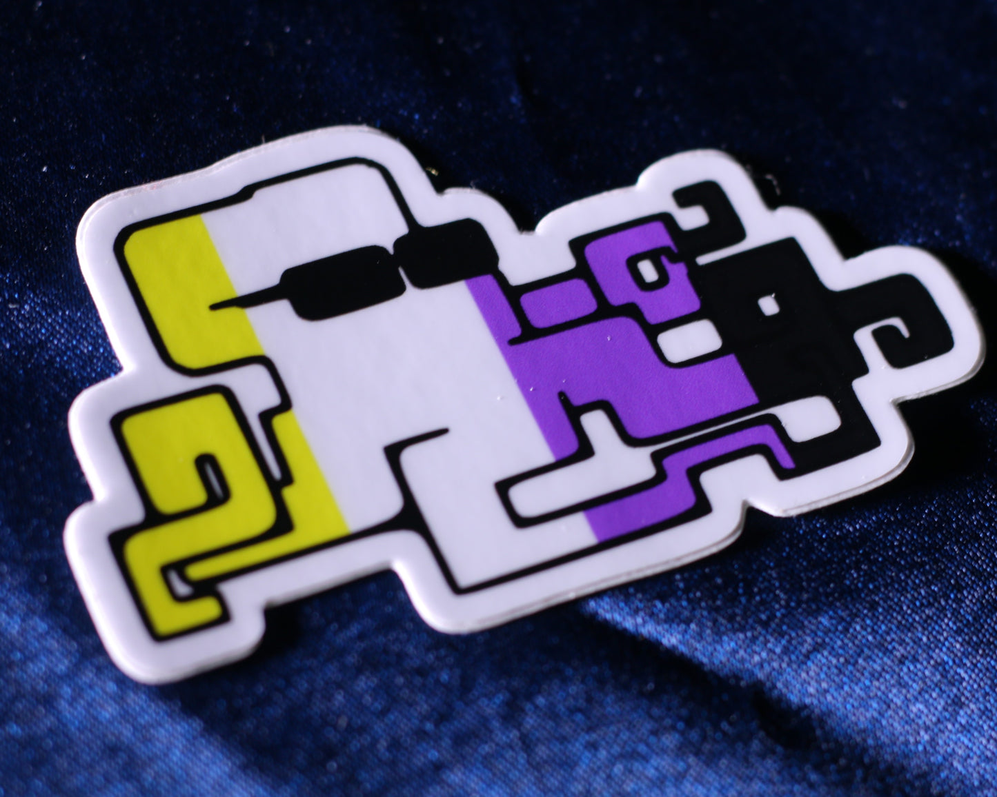 Non-Binary Flag Iggy The Octopunk