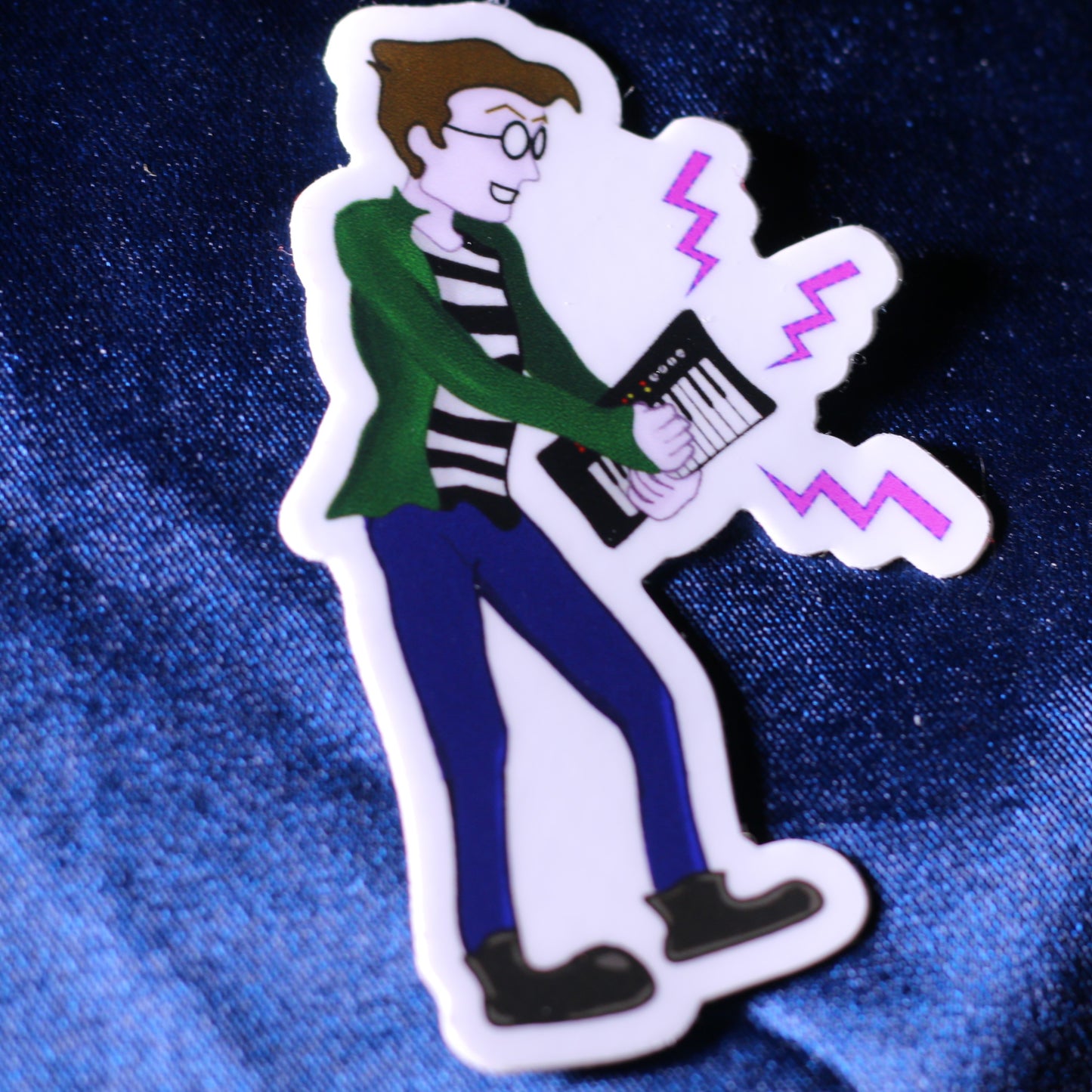 Synthesizer Musician Sticker - Seth from Seven Deadly Synths