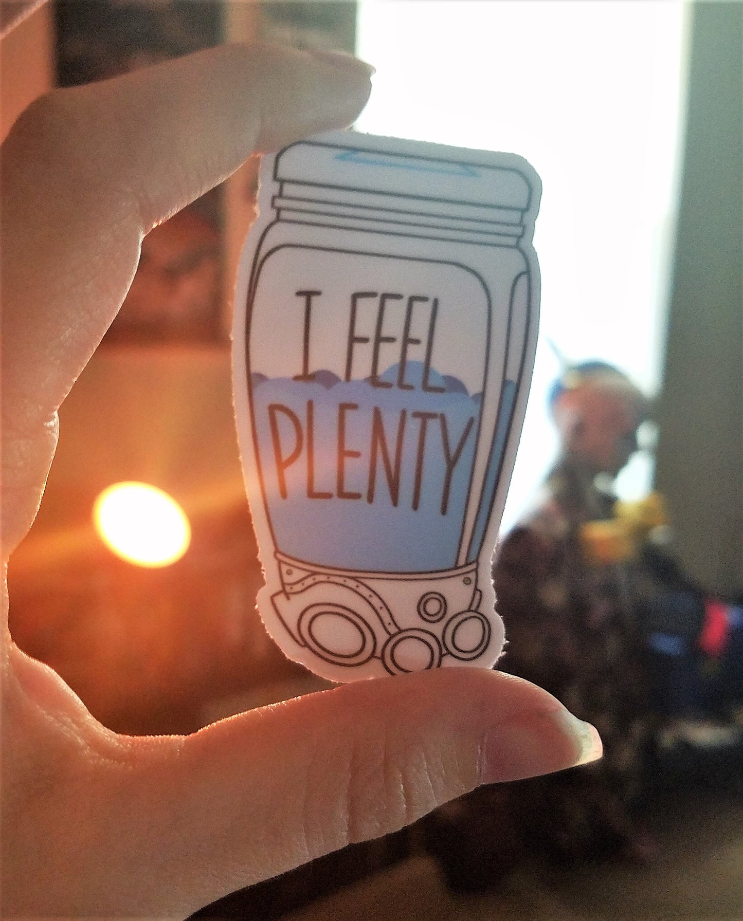 "I Feel Plenty" Thirium Pump Sticker from Detroit Reawakening