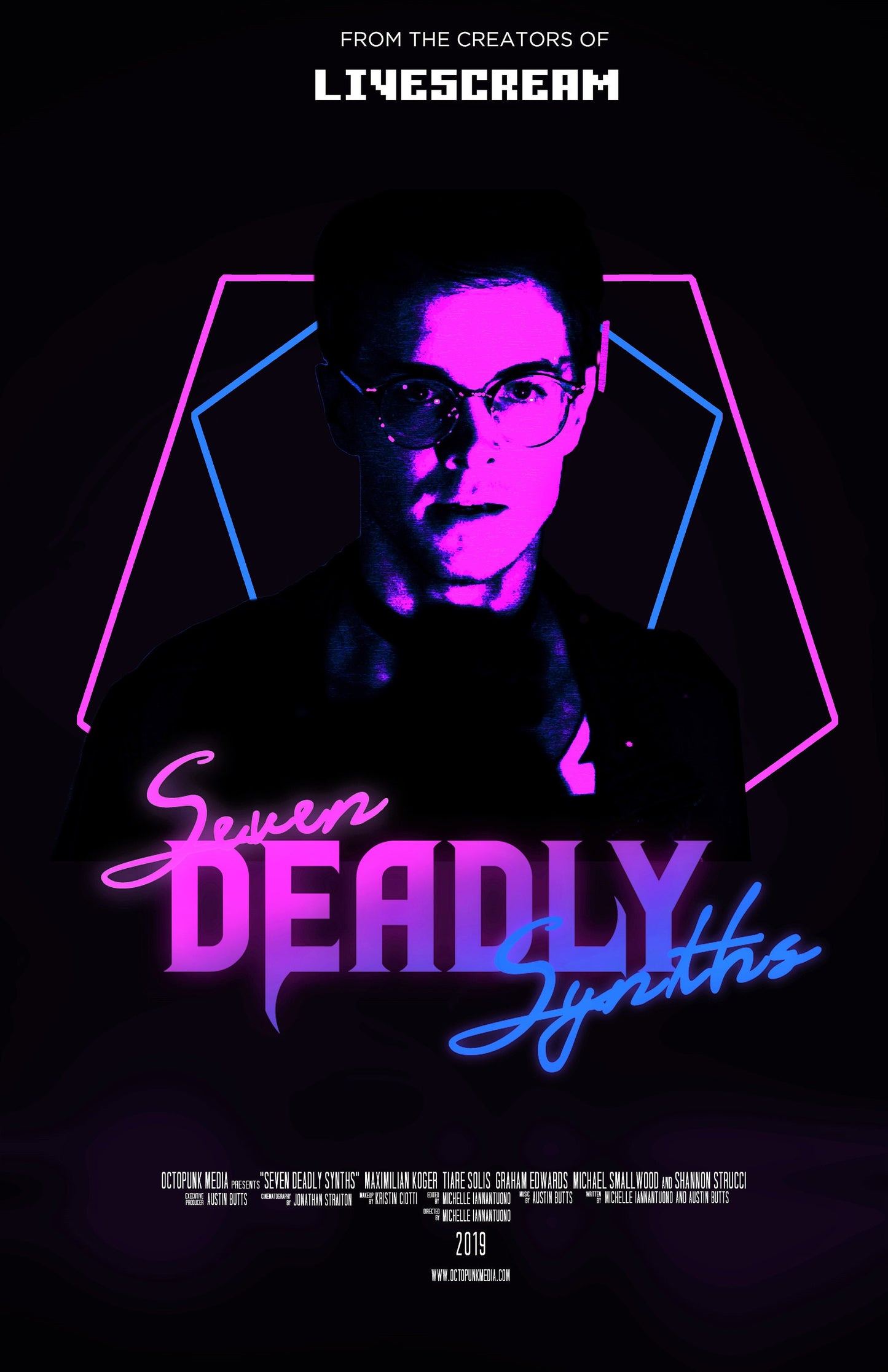 Seven Deadly Synths 11 x 17 Poster - Signed by Cast and Crew