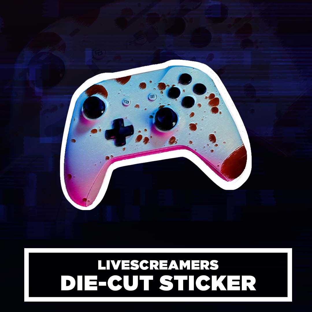 Livescreamers Sticker - Controller Sticker