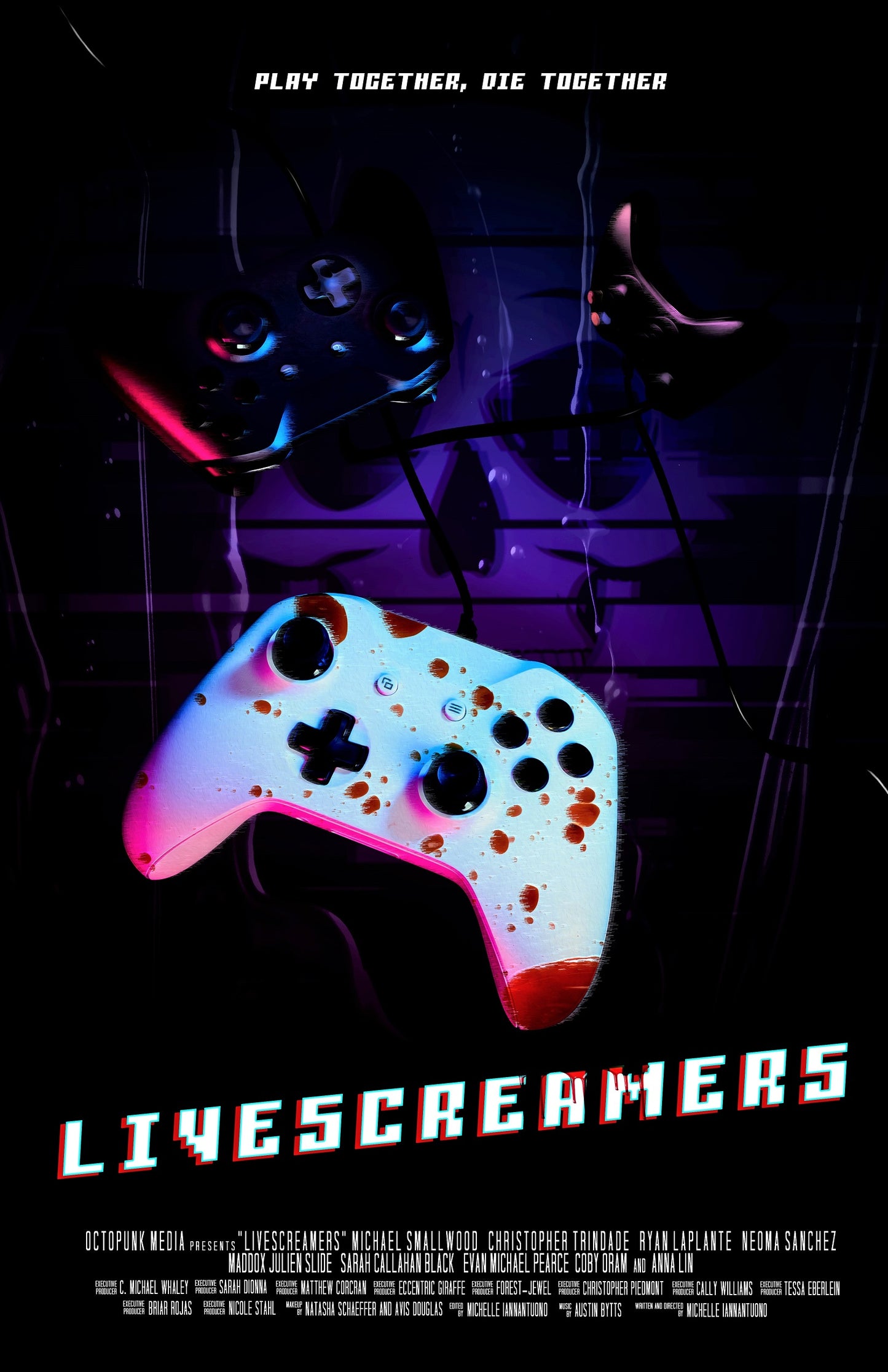 Livescreamers Signed Poster 11x17in